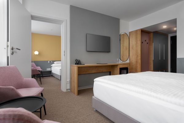 Hunguest Hotel Béke, Family connecting room (2 double rooms with balcony)